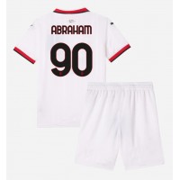 AC Milan Tammy Abraham #90 Vieras Peliasu Lasten 2024-25 Lyhythihainen (+ Lyhyet housut)